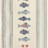 Torchon New Pesk Bleu 50 x 70