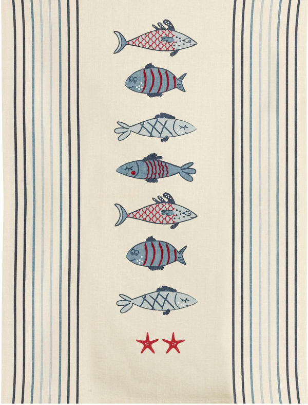 Torchon New Pesk Bleu 50 x 70 Torchons La Vallée du blanc
