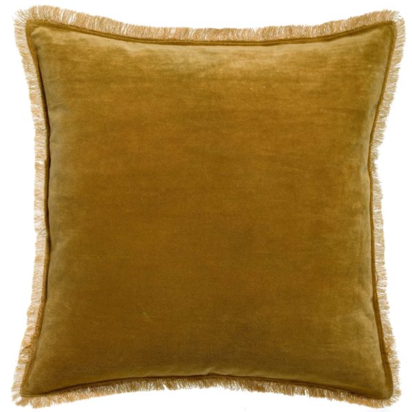 Coussin uni Fara Bronze 45 x 45 Coussins La Vallée du blanc