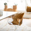 Coussin uni Fara Bronze 45 x 45 – Image 3