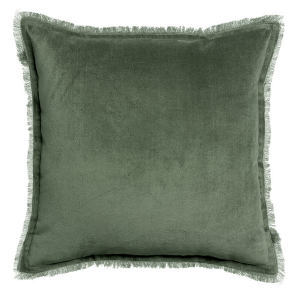 Coussin uni Fara Thym 45 x 45 Coussins La Vallée du blanc