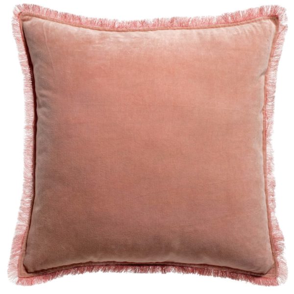 Coussin uni Fara Pink 45 x 45 Coussins La Vallée du blanc