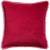 Coussin uni Fara Rubis 45 x 45