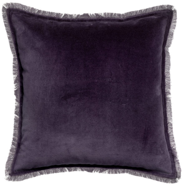 Coussin uni Fara Raisin 45 x 45 Coussins La Vallée du blanc