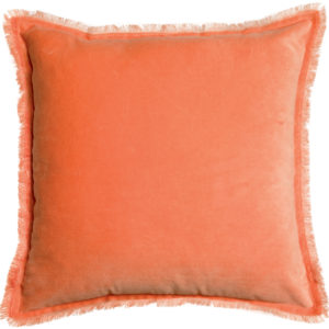 Coussin uni Fara Goyave 45 x 45 Coussins La Vallée du blanc