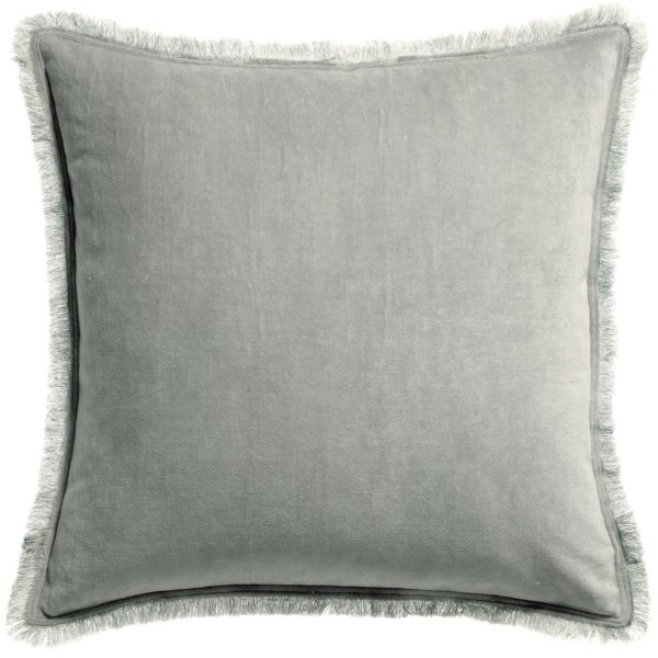 Coussin uni Fara Perle 45 x 45 Coussins La Vallée du blanc