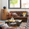 Coussin uni Fara Caramel 45 x 45 – Image 2