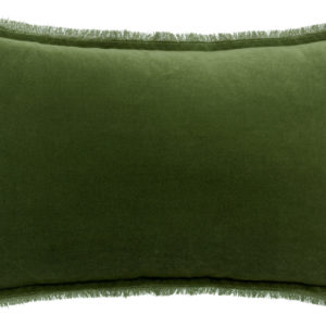 Coussin uni Fara Eucalyptus 30 x 50 Coussins La Vallée du blanc