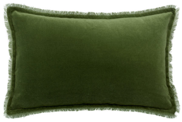 Coussin uni Fara Eucalyptus 30 x 50 Coussins La Vallée du blanc