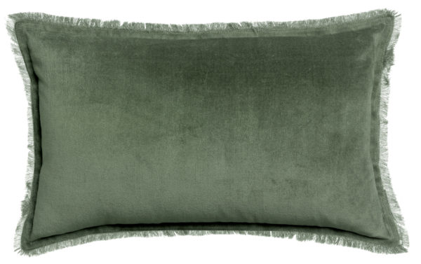 Coussin uni Fara Thym 30 x 50 Coussins La Vallée du blanc