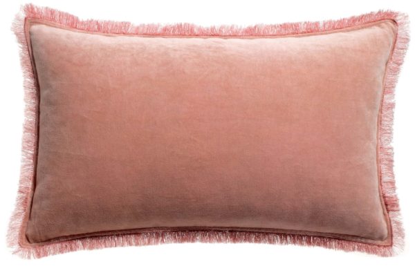 Coussin uni Fara Pink 30 x 50 Coussins La Vallée du blanc