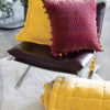 Coussin uni Gastounet Tomette 45 x 45 – Image 2