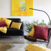 Coussin uni Gastounet Tomette 45 x 45 – Image 4