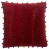 Coussin uni Gastounet Griotte 45 x 45