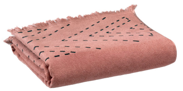 Drap de bain Julia Blush 90 x 150 Draps de bain La Vallée du blanc