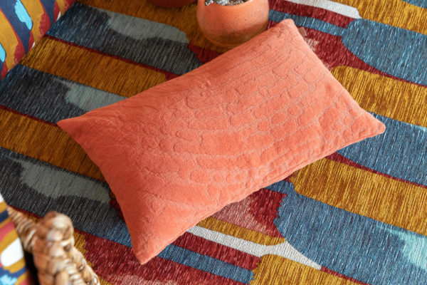 Coussin Inès Paprika 30 x 50 Coussins La Vallée du blanc