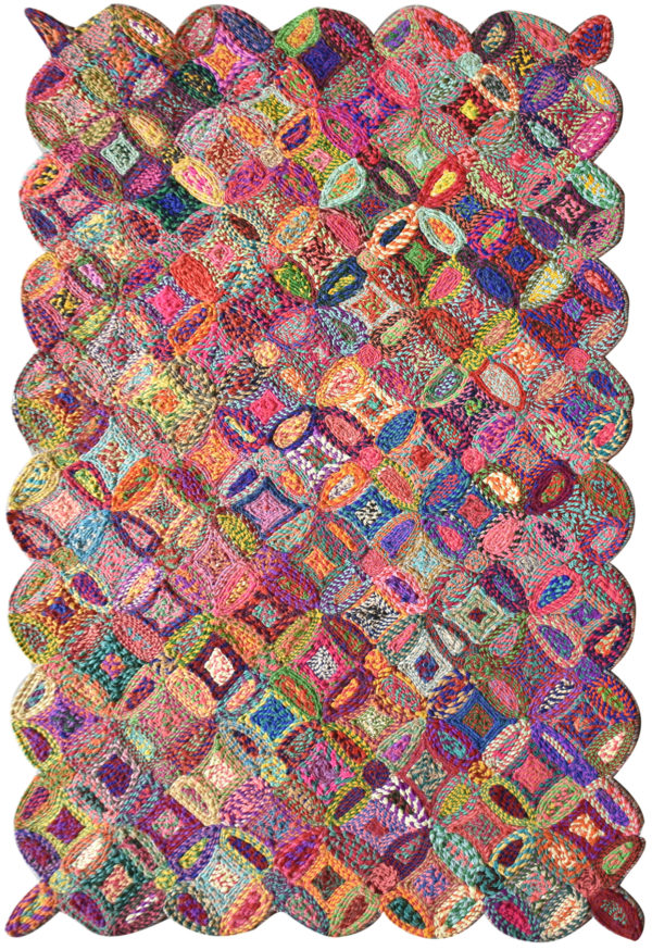 Tapis Cameo Multicolore 160 X 230 Tapis La Vallée du blanc