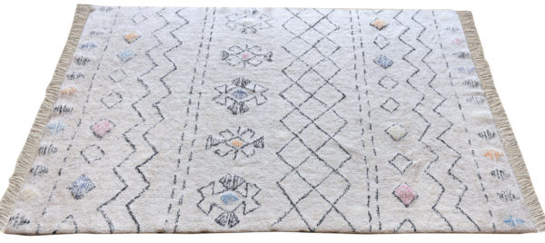 Tapis Seabert Ivoire/Multi 120 X 180 Tapis La Vallée du blanc