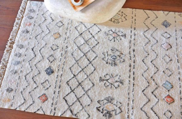 Tapis Seabert Ivoire/Multi 120 X 180 Tapis La Vallée du blanc