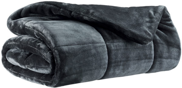 Jeté de lit Betender Cendre 225 x 260 Jetés de lit La Vallée du blanc