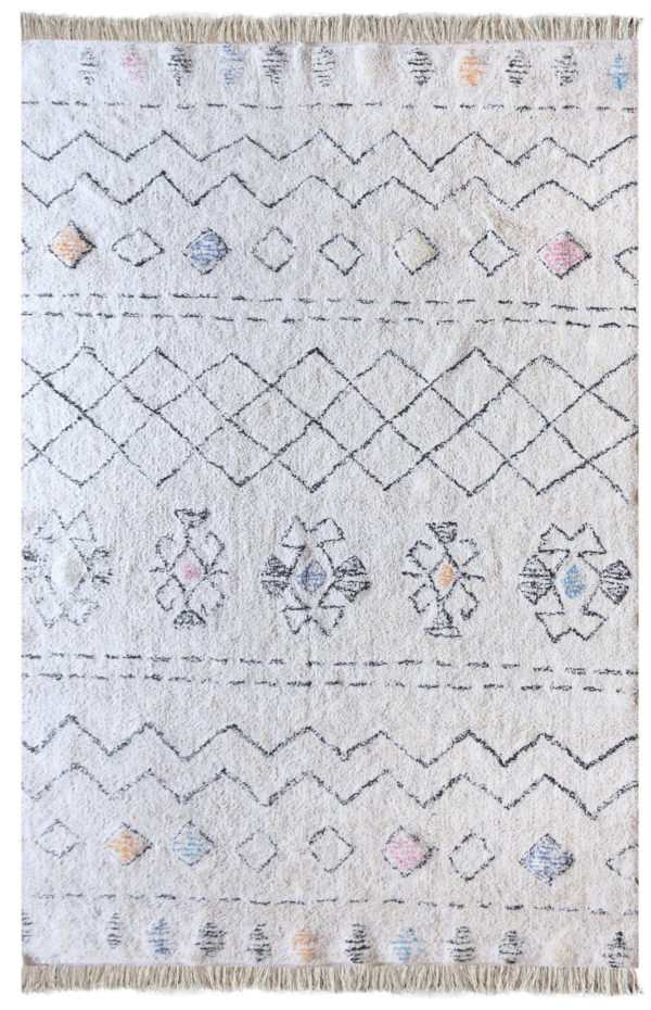 Tapis Seabert Ivoire/Multi 160 X 230 Tapis La Vallée du blanc