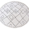 Tapis Ervin Ivoire/taupe Diamètre 160