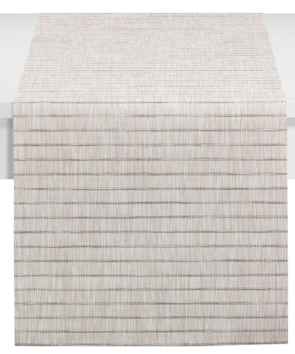 Chemin de table Manoka Perle 45 x 150 Chemins de table La Vallée du blanc