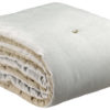 Edredon pompons Elise Perle 80 x 180