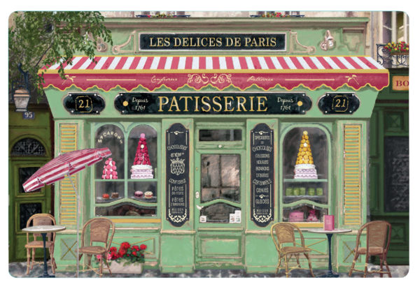 Set de table Boutique Patisserie Assortis 30 x 45 Sets de table La Vallée du blanc