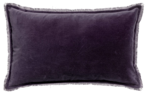 Coussin uni Fara Raisin 40 x 65 Coussins La Vallée du blanc