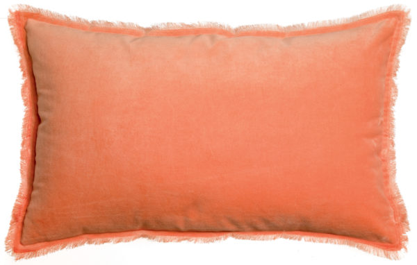 Coussin uni Fara Goyave 40 x 65 Coussins La Vallée du blanc