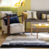 Coussin uni Fara Marine 40 x 65 – Image 2