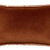 Coussin uni Fara Caramel 40 x 65