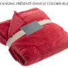 Plaid uni Fara Ambre 135 x 200 – Image 3