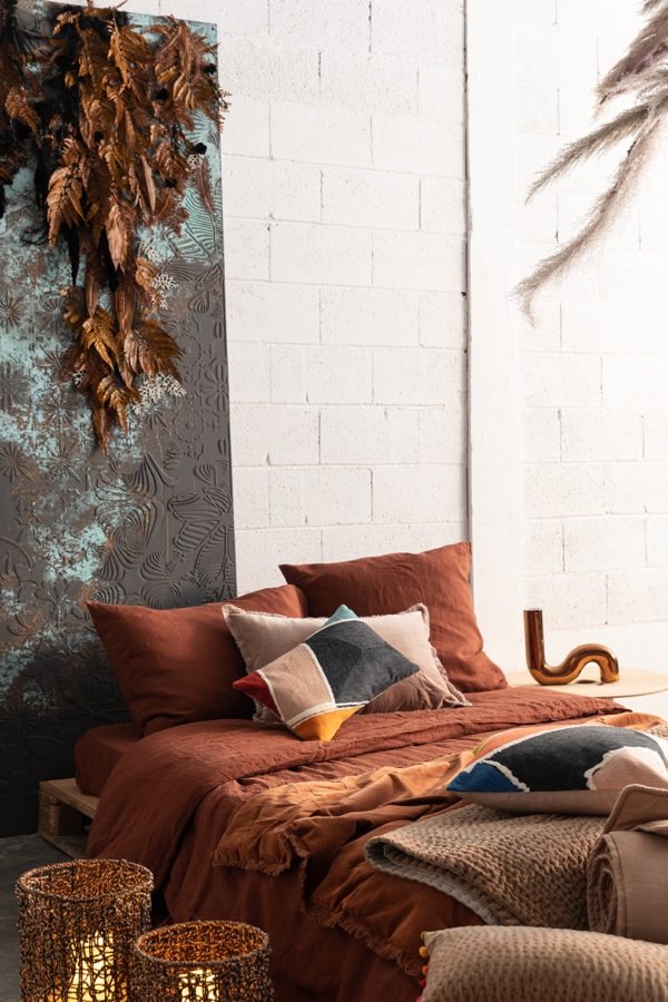 Édredon Fara Caramel 85 x 200 Edredons La Vallée du blanc