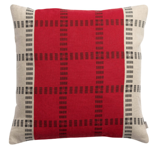 Coussin Zeff Eden Groseille 45 x 45 Coussins La Vallée du blanc