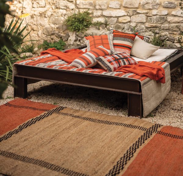 Tapis Eden Marmelade 60 x 200 Tapis La Vallée du blanc