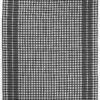 Torchon Petits Carreaux noir  50 X 70