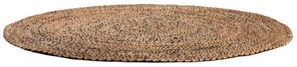 Tapis Elliot Carbone diamètre 160 cm Tapis La Vallée du blanc