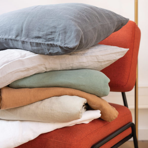 Taie d’oreiller Kala Cannelle 65 x 65 Taies d'oreiller La Vallée du blanc