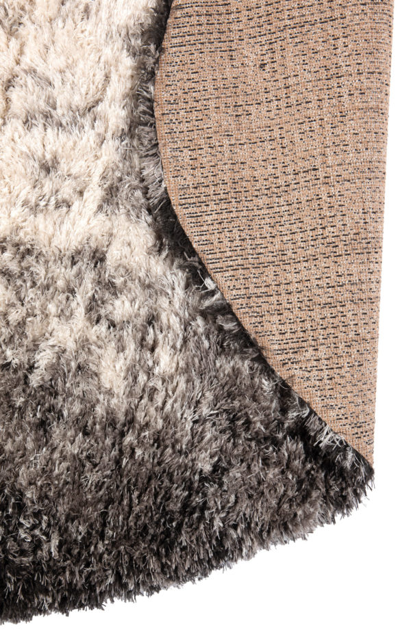 Tapis Ryan forme galet Carbone 160 X 230 Tapis La Vallée du blanc