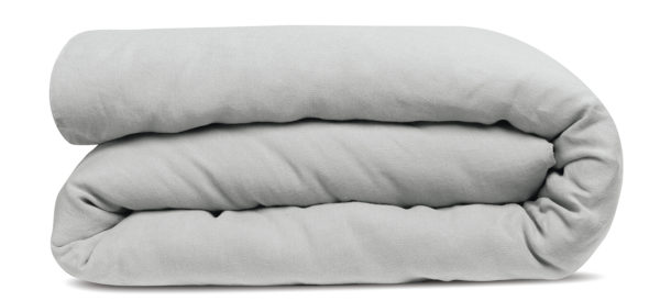Housse de couette Kala Perle 260 x 240 Housses de couette La Vallée du blanc