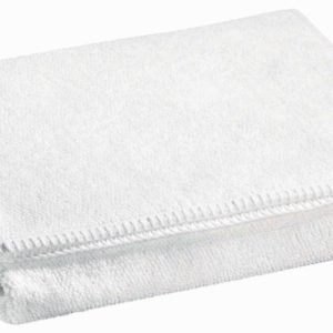 Drap de douche Bora Blanc 70 x 130 Draps de douche La Vallée du blanc