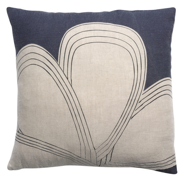 Coussin Zeff Zaha Marine 45 x 45 Coussins La Vallée du blanc