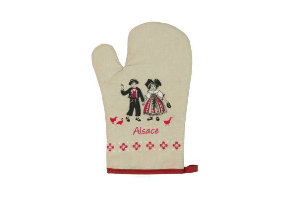 Lot Gant de cuisine/Manique Kindheit Ficelle 18 x 28 Gants de cuisine La Vallée du blanc