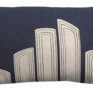 Coussin Zeff Zaha Marine 40 x 65 Coussins La Vallée du blanc