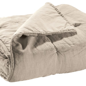 Chemin de lit stonewashed Zeff Naturel 90 x 240 Chemins de lit La Vallée du blanc