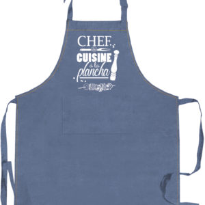 Tablier de cuisine Plancha Jeans 90 x 72 Tabliers La Vallée du blanc