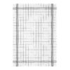 Torchon Metis Carreaux noir 55 X 75