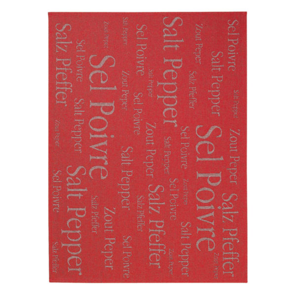 Torchon metis Sel & Poivre rouge 50 X 70 Torchons La Vallée du blanc